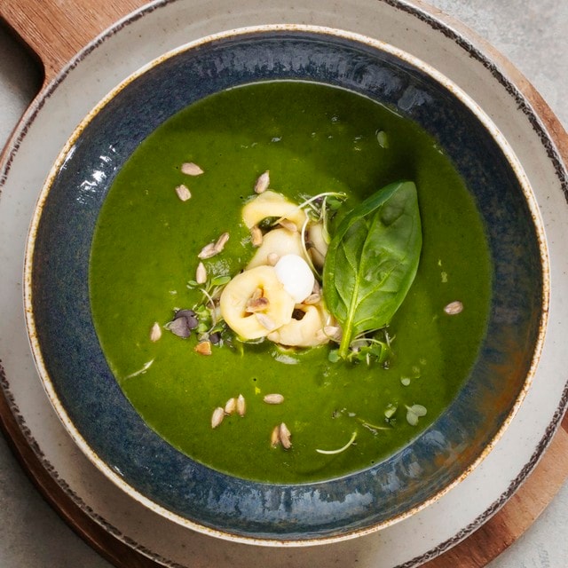 Tortellini so špenátovým krémom